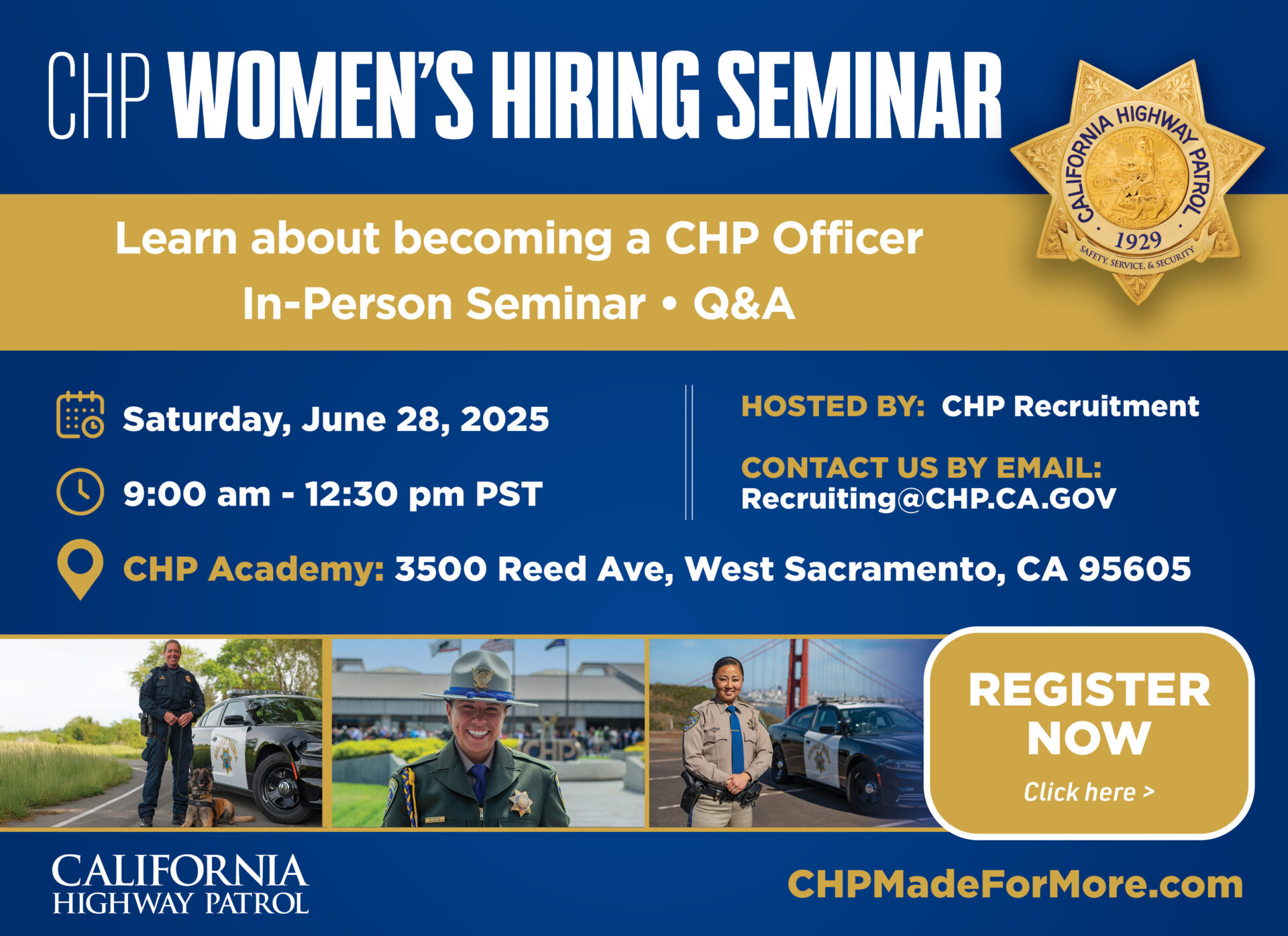 Officer Seminar PopUp Image